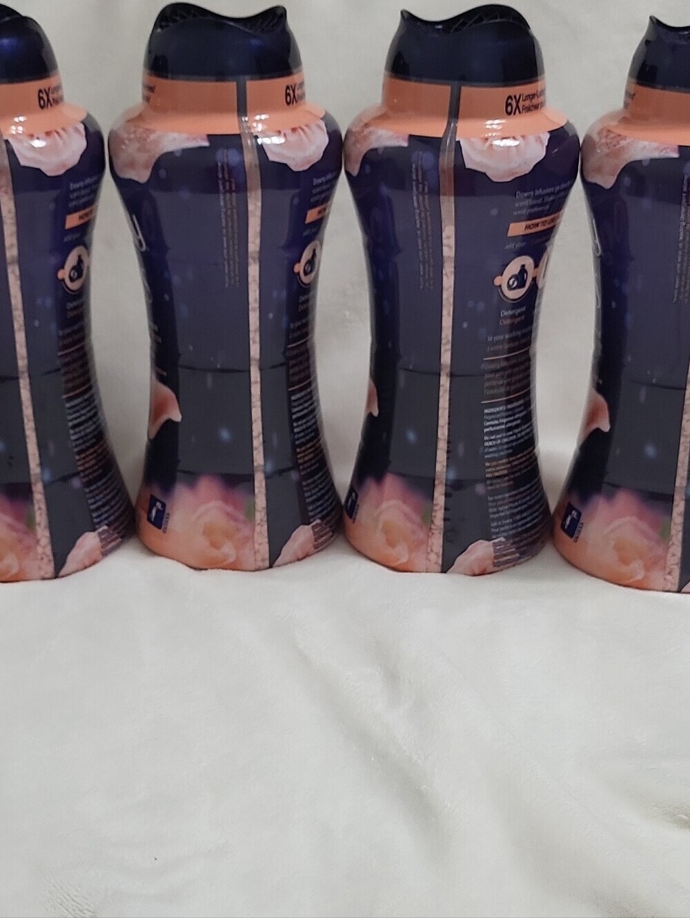4 Downy Infusions Bliss In-Wash Scent Booster Beads Amber & Rose 24.0 oz - Picture 12 of 16